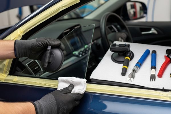 Troca de Vidro Lateral (Porta) Estacao Auto Vidro